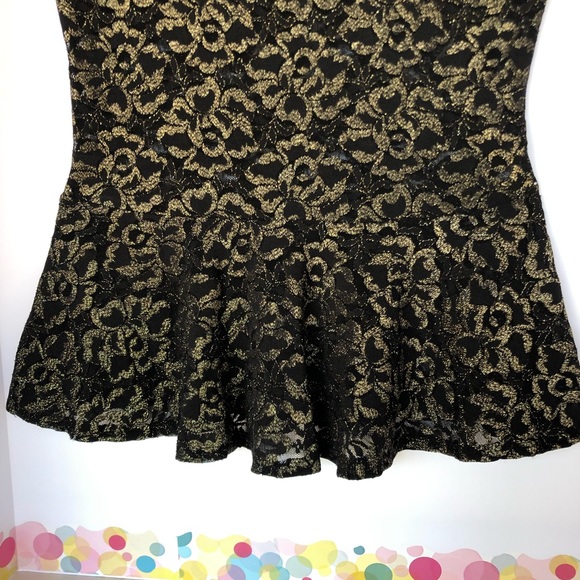 Fantastic gold with black blouse ✨👚✨ - Picture 5 of 7